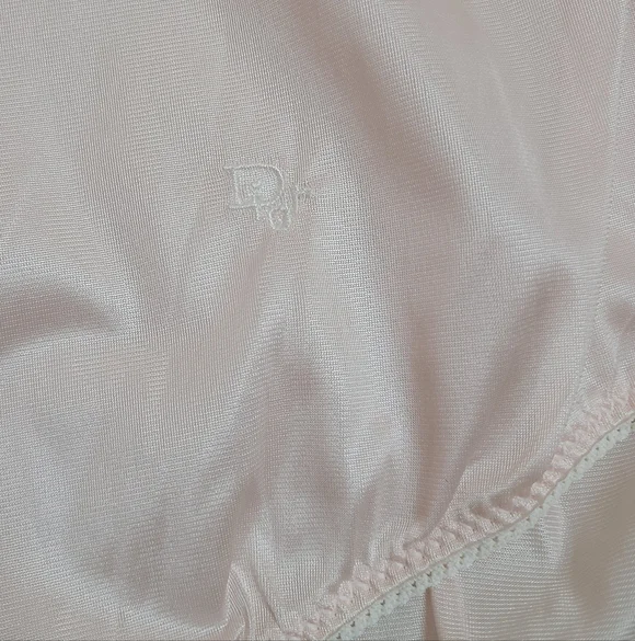 VTG Christian Dior Silky Sheer Nylon Full Cut Granny Brief Panty Size Lg - Picture 3 of 7